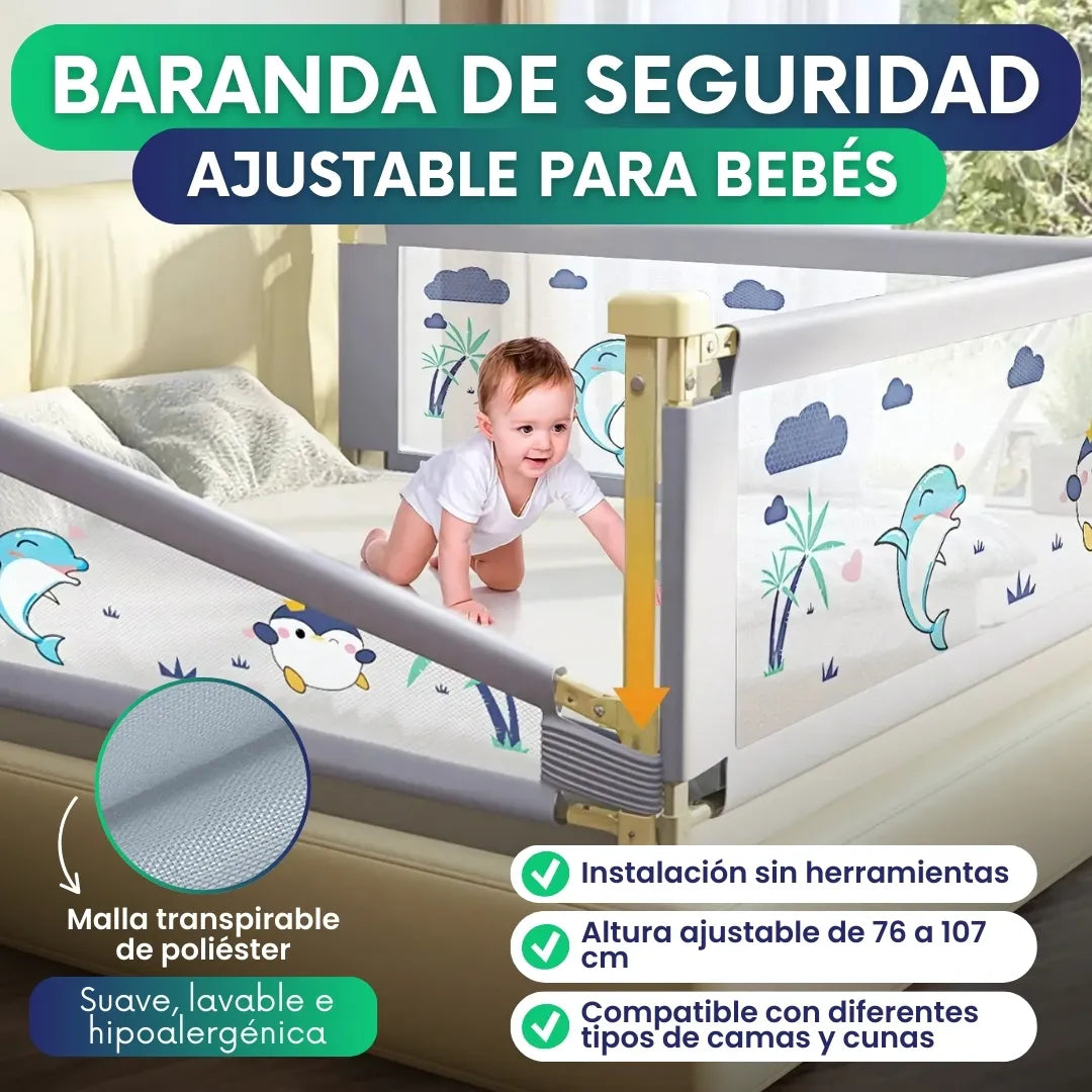 Baranda de seguridad ajustable