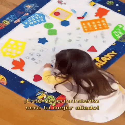Alfombra mágica para dibujar + accesorios + Libro digital 🎁