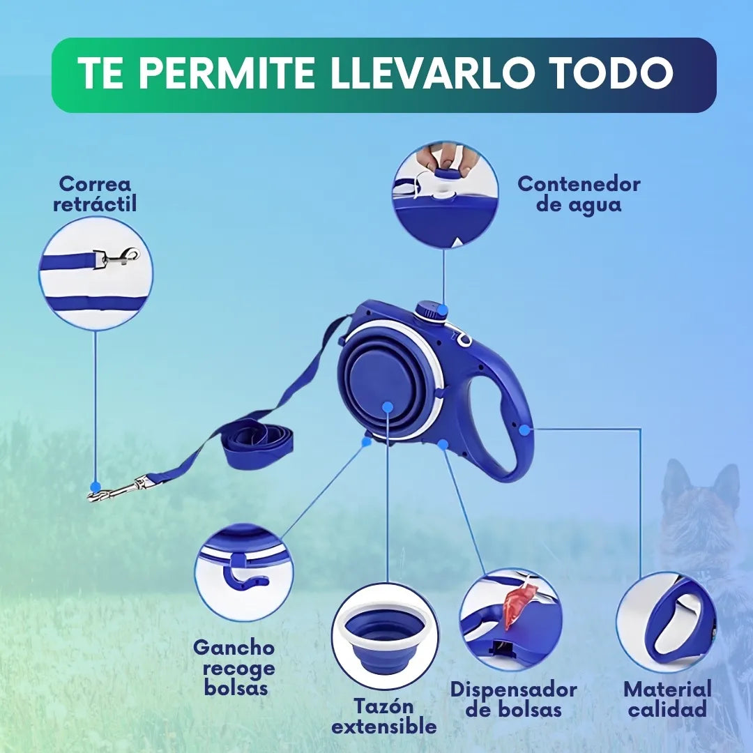 Correa para perro 4en1