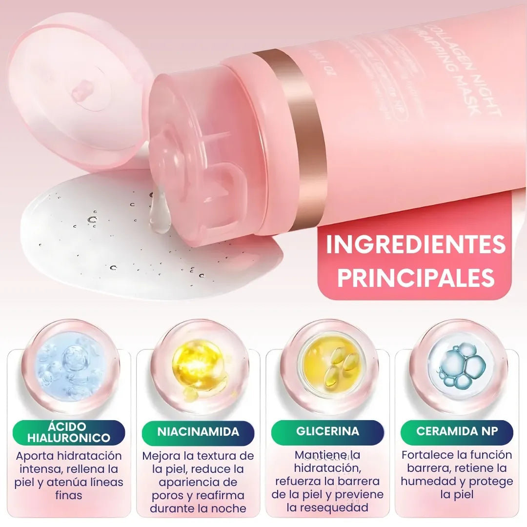 Hoygi®: Mascarilla de Hidro colágeno Coreana + Brocha 🎁