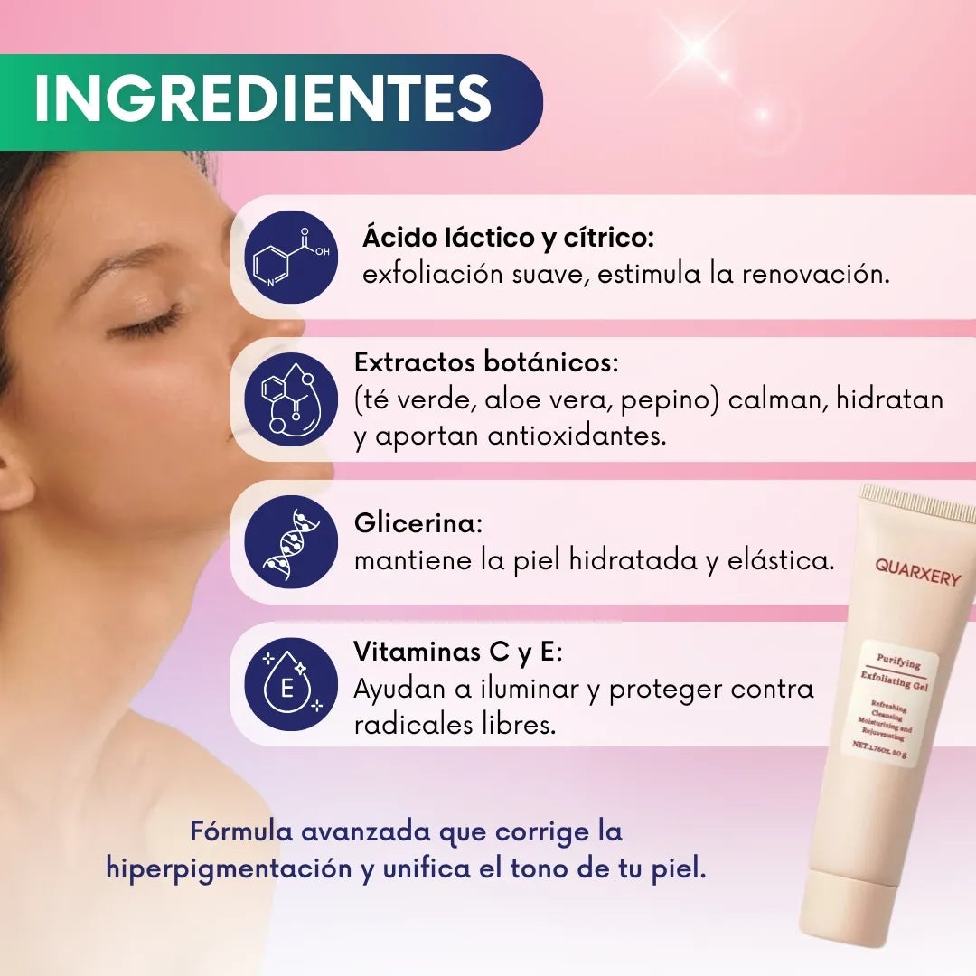 Quarxery® - Gel exfoliante aclarador Lleva 2 - paga 1