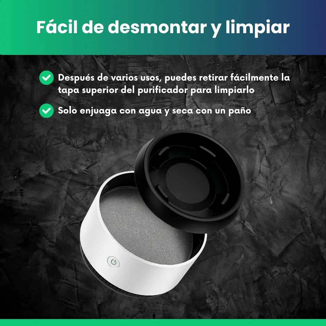 Cenicero Purificador Antihumo 2 en 1