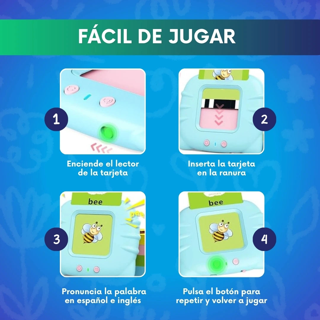 Tarjetas de aprendizaje ingles - 224 Palabras