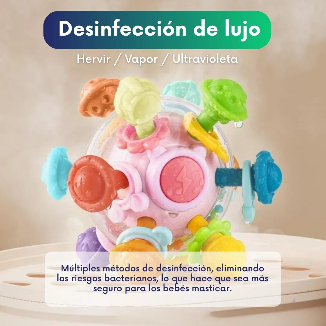 Sonajero Mordedor Montessori - Alivia la dentición