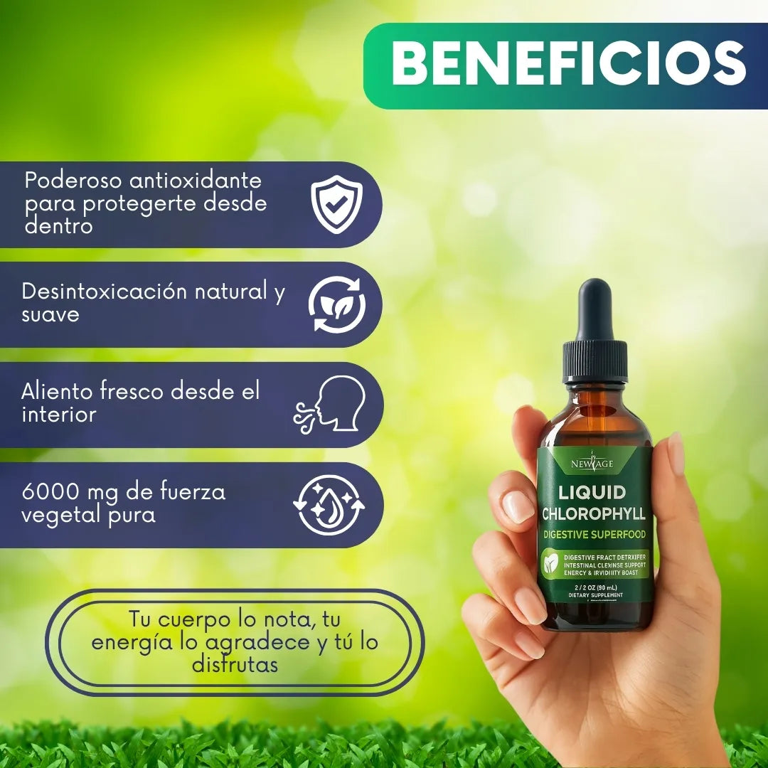 Clorofila líquida - reduce esos kg de más