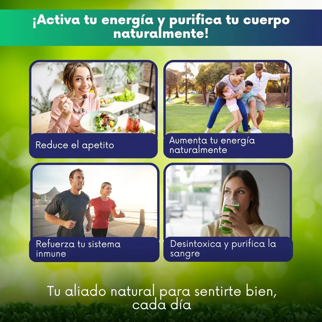 Clorofila líquida - reduce esos kg de más