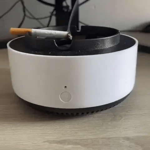 Cenicero Purificador Antihumo 2 en 1