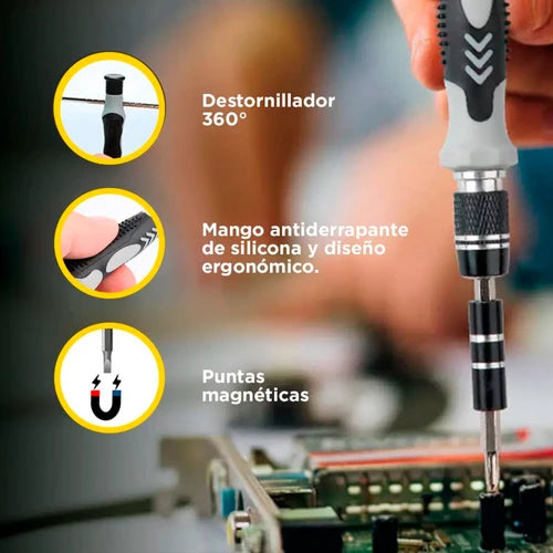 Set destornilladores de precisión 115 en 1