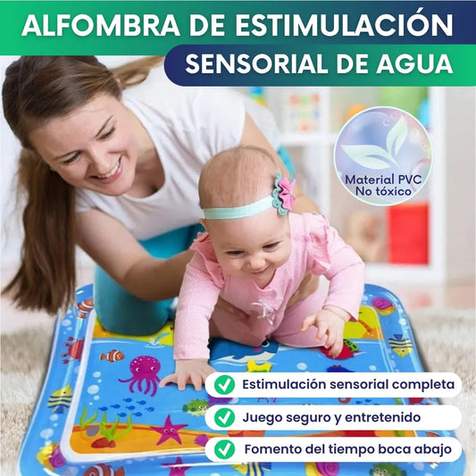 Alfombra de estimulación sensorial de agua + Libro digital 🎁