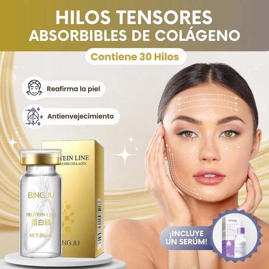 Hilos tensores absorbibles de colágeno + Serúm 🎁