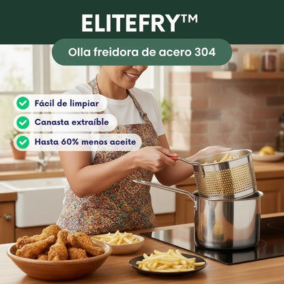 EliteFry™ - Olla freidora de acero 304