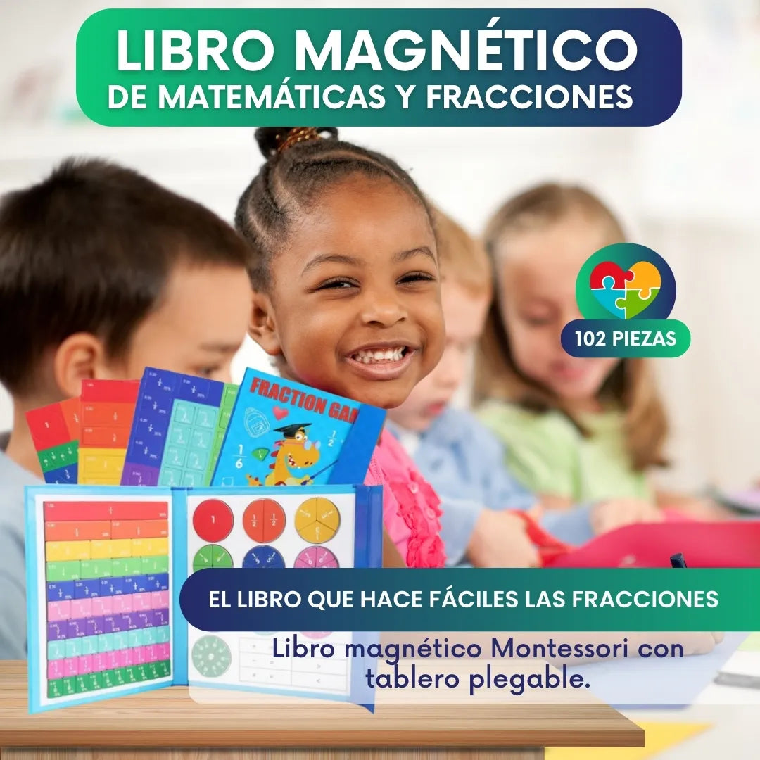Libro Magnético de Matemáticas y Fracciones