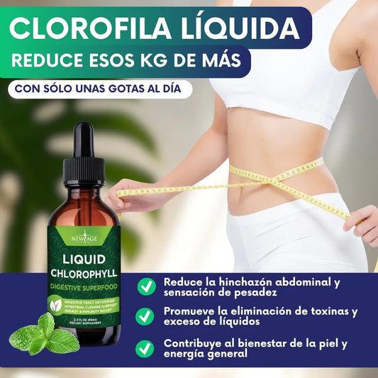 Clorofila líquida - reduce esos kg de más