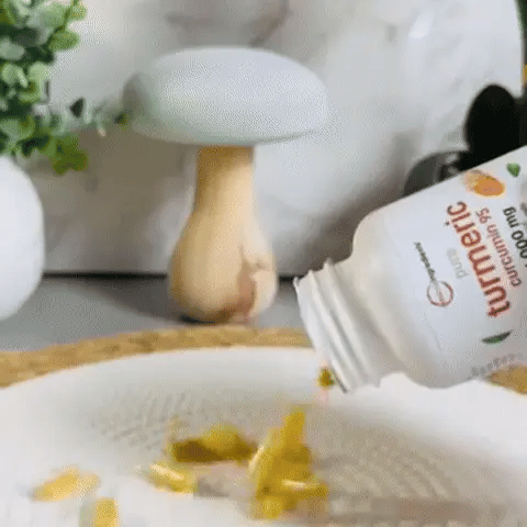 Turmeric - 60 Cápsulas de Cúrcuma para aliviar la inflamación