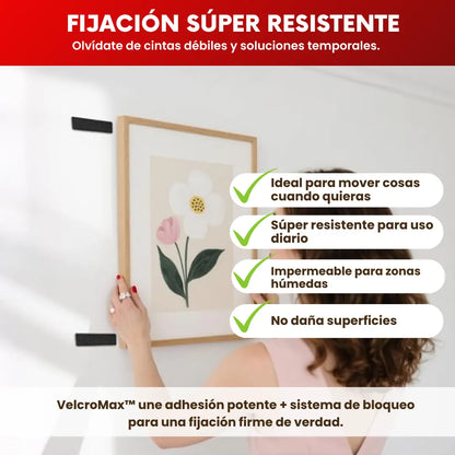 VelcroMax™ - Set x48 cintas mágicas de velcro doble faz super resistente