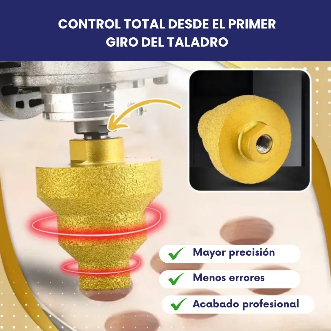 Bordex™ - Broca escalonada diamante 20-30-45 mm
