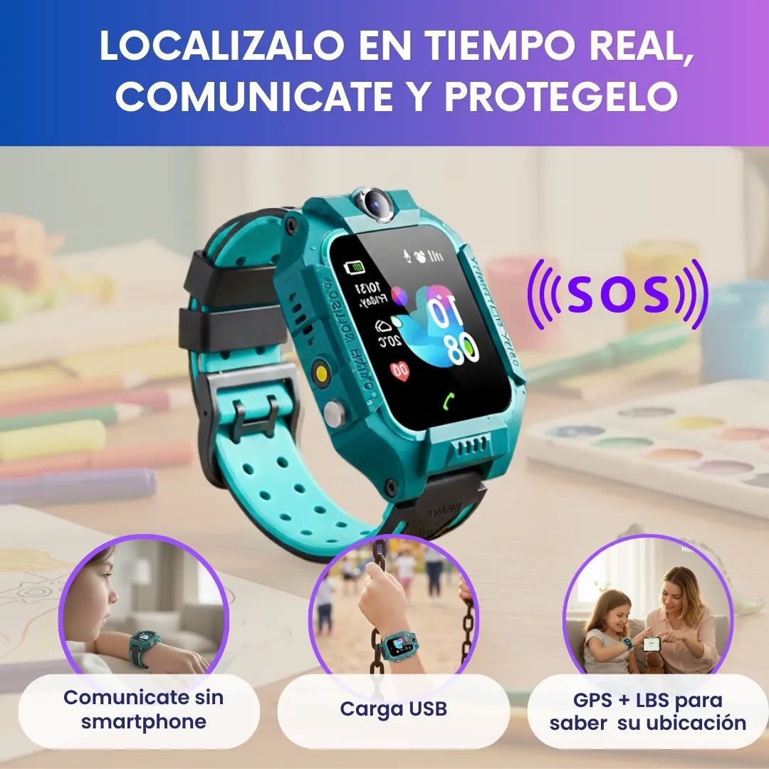 GeoSafe™ - Reloj Inteligente localizador infantil