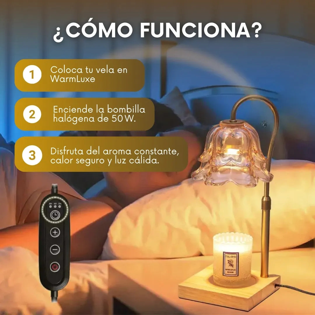 WarmLuxe™ - Lámpara candelabro calentadora
