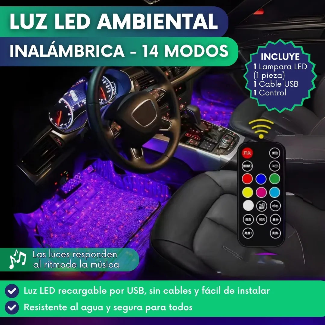 AmbiSphere™ - Luz led ambiental inalámbrica - 14 modos