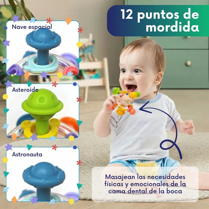 Sonajero Mordedor Montessori - Alivia la dentición