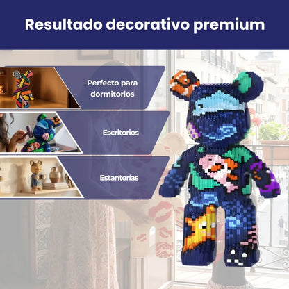 BearCraft™ – Oso 3D de mini-bloques 3680 piezas
