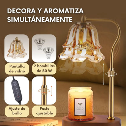WarmLuxe™ - Lámpara candelabro calentadora
