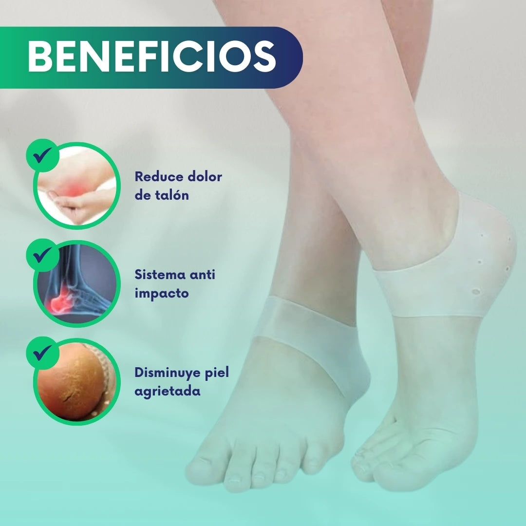 Talonera ortopédica Silicona 2 unidades
