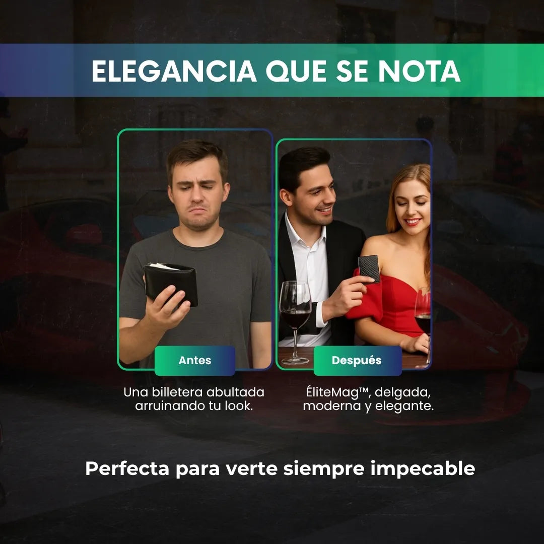 ÉliteMag™ - Billetera magnética de lujo
