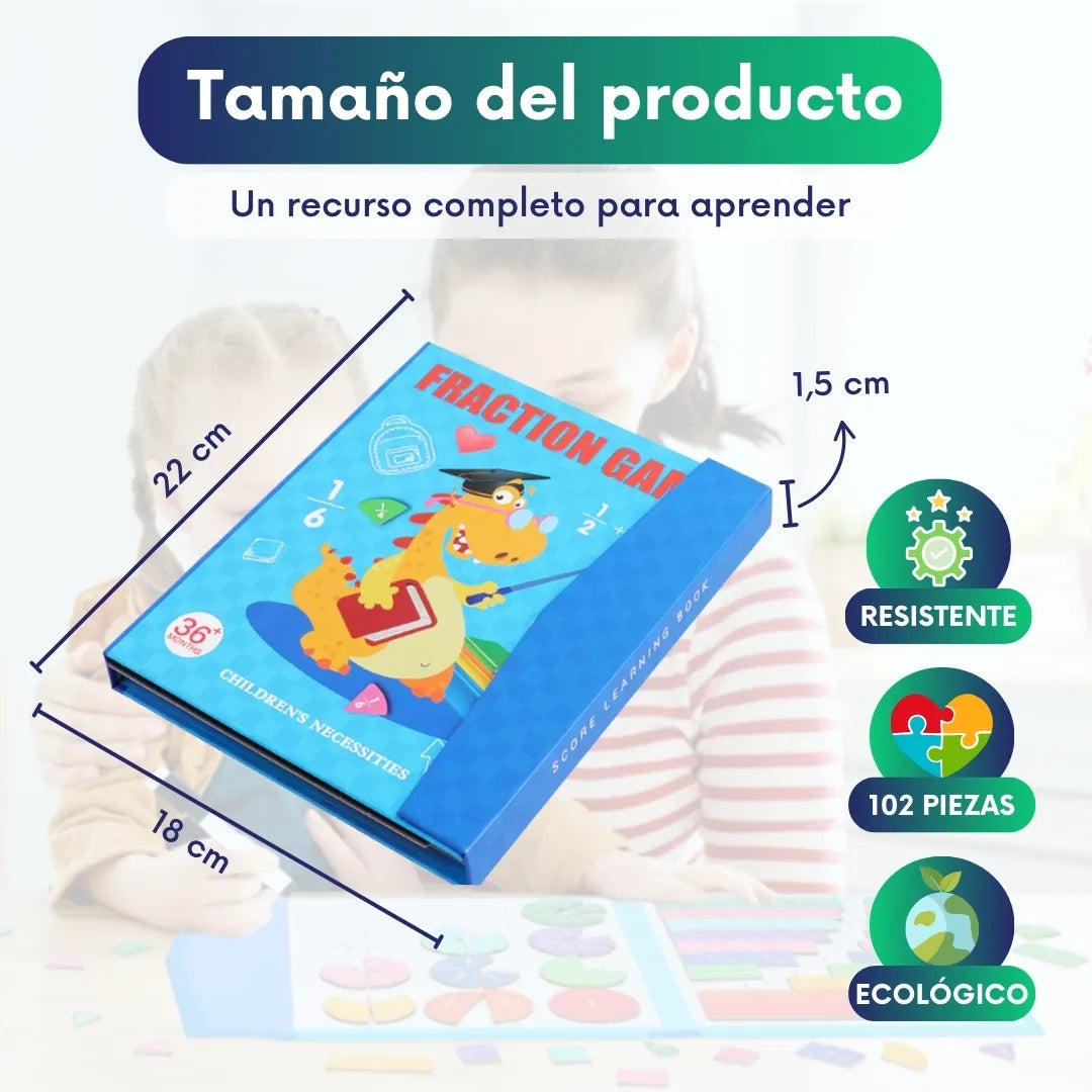 Libro Magnético de Matemáticas y Fracciones