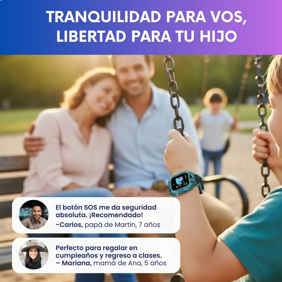 GeoSafe™ - Reloj Inteligente localizador infantil