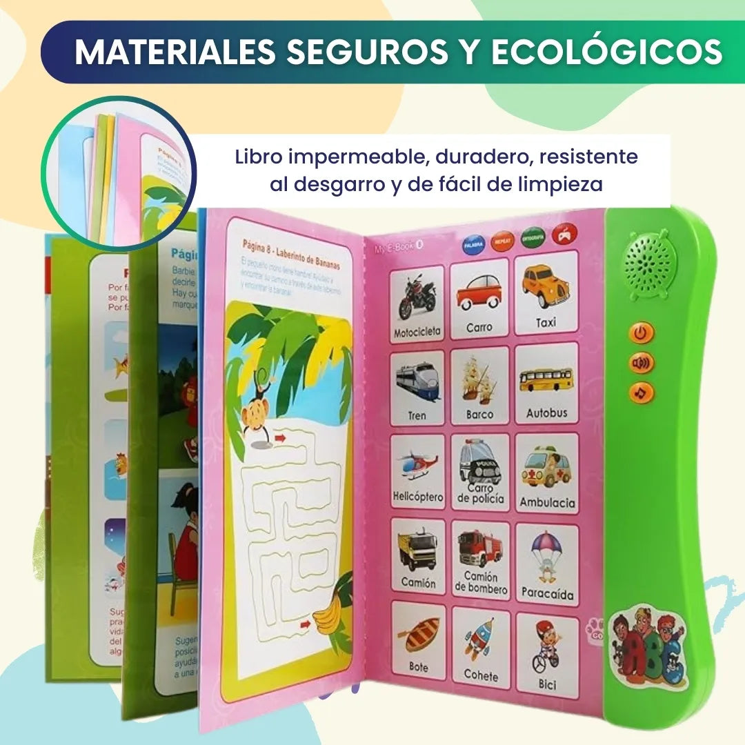 Libro didáctico con sonido + libro digital 🎁