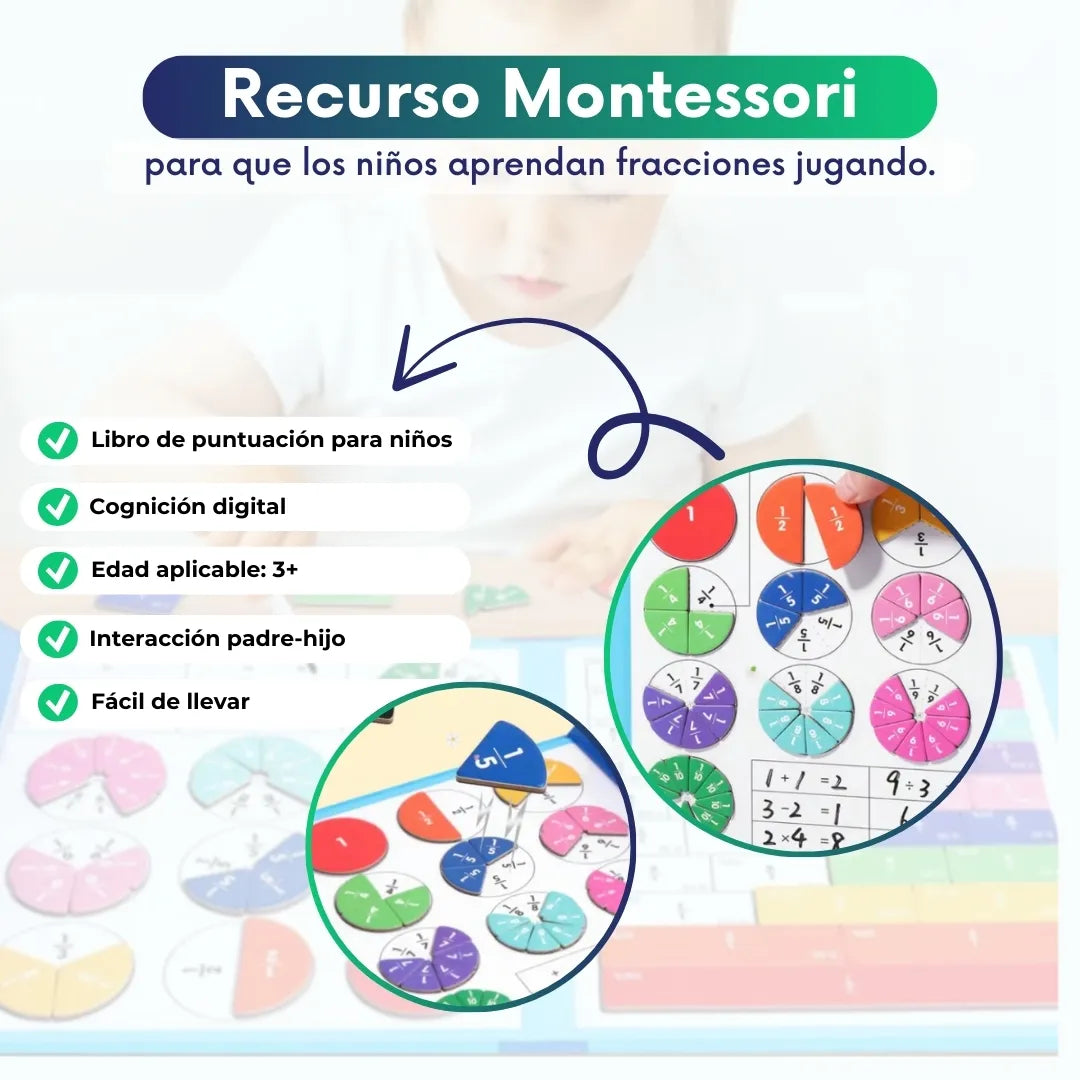 Libro Magnético de Matemáticas y Fracciones