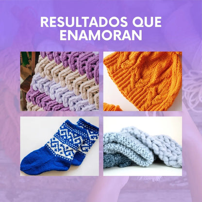 Set Crochet con 11 cabezales intercambiables y luz led