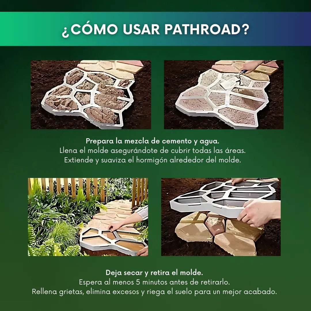 PathRoad - Molde de cemento para senderos