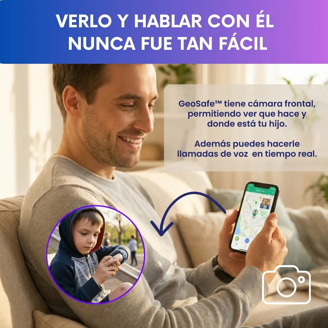 GeoSafe™ - Reloj Inteligente localizador infantil