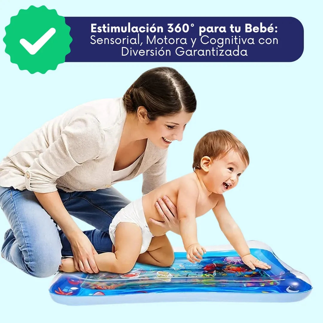 Alfombra de estimulación sensorial de agua + Libro digital 🎁