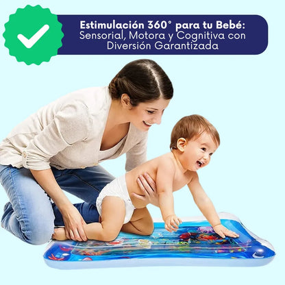 Alfombra de estimulación sensorial de agua + Libro digital 🎁