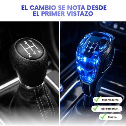 LumeDrive™ | Perilla de cambio deportiva con luz