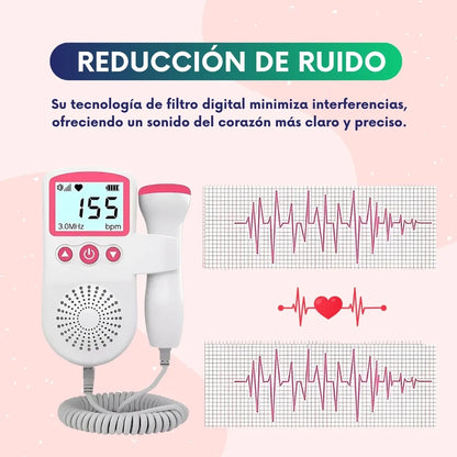 Monitor fetal portátil recargable