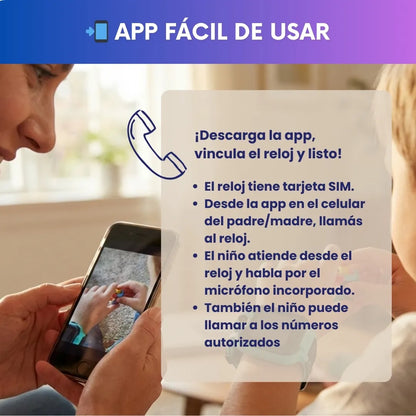GeoSafe™ - Reloj Inteligente localizador infantil