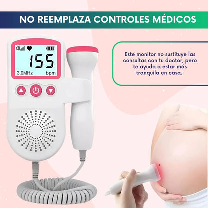 Monitor fetal portátil recargable