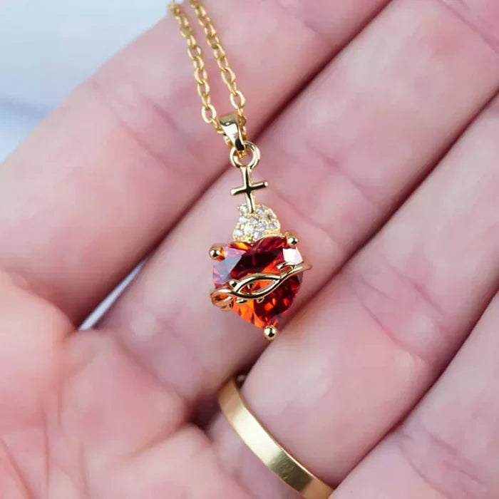 Collar Sagrado Corazón de Jesús - La Fe siempre contigo