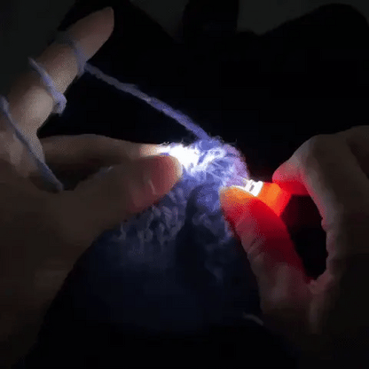 CrochetLúmina™ con 11 cabezales intercambiables y luz led + Regalo 🎁